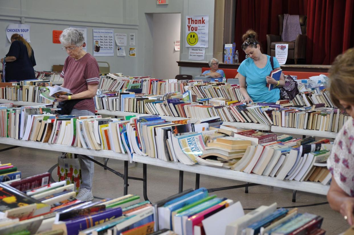 More than 15,000 items are on sale during the 2023 Friends of Rodman Public Library Used Book Sale, an event that draws people from across the country to Alliance. Part of the Greater Alliance Carnation Festival, the sale runs now through Wednesday at 405 S. Linden Ave.