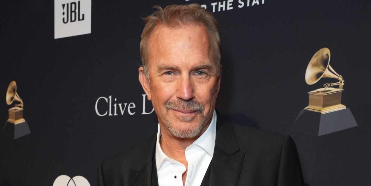 los angeles, california february 04 kevin costner attends the pre grammy gala grammy salute to industry icons honoring julie greenwald and craig kallman on february 04, 2023 in los angeles, california photo by kevin mazurgetty images for the recording academy