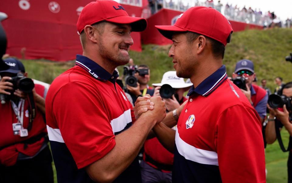 DeChambeau was at last being admired for who he is, without a single “Brooksie” taunt in earshot - AP