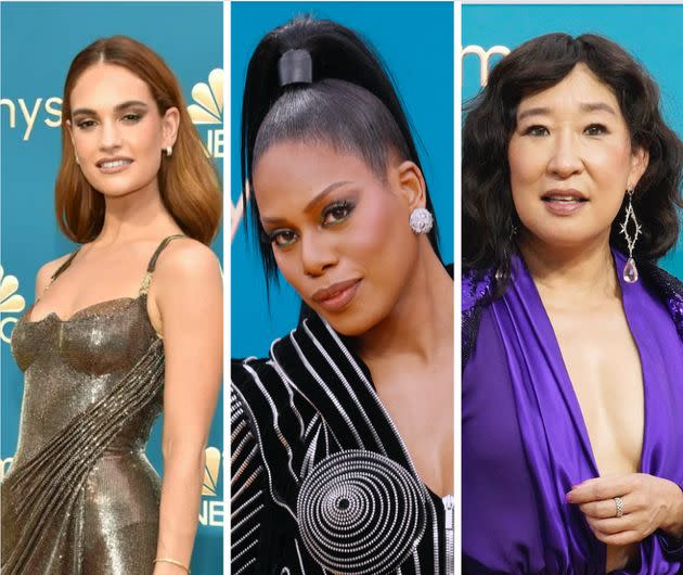 A glimpse of the 2022 Emmys red carpet. (Photo: Getty)