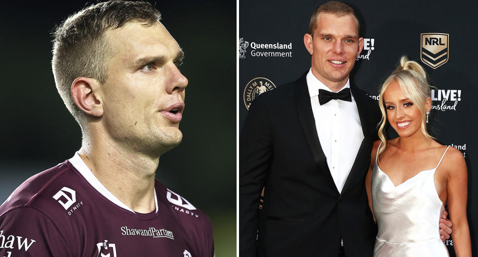 Tom Trbojevic at the Dally M medal ceremony in 2021.