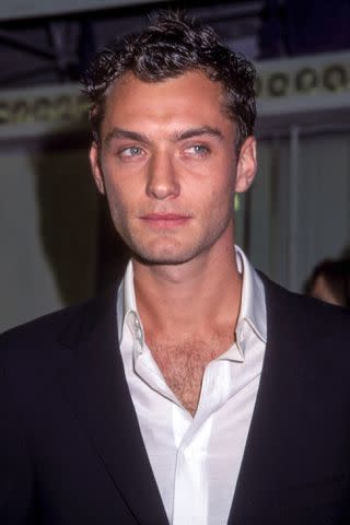 <p>Barry King/WireImage</p> Jude Law attends the 1999 premiere of "The Talented Mr. Ripley" in Los Angeles