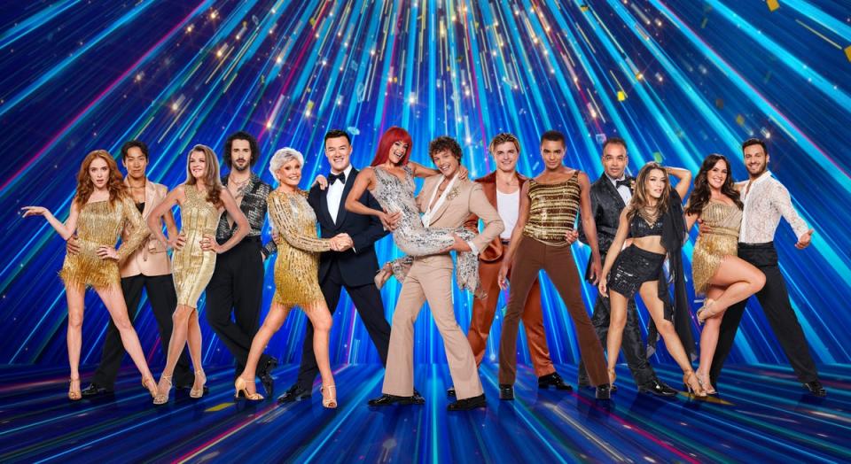 The stars currently appearing in the ‘Strictly’ live tour (PA)
