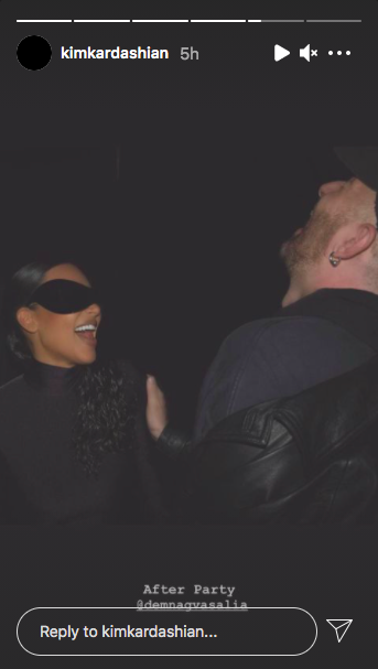 Kim Kardashian and Demna Gvasalia