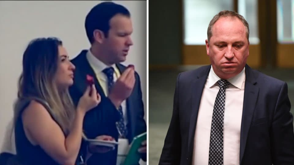 It’s been reported Vikki Campion was given a high-paying role as a senior adviser working on digital and social media for Resources Minister Matt Canavan. Source: 7 News/AAP