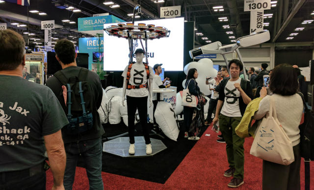 Sushi robots, AI pianos and jump jetpacks on SXSW's show floor