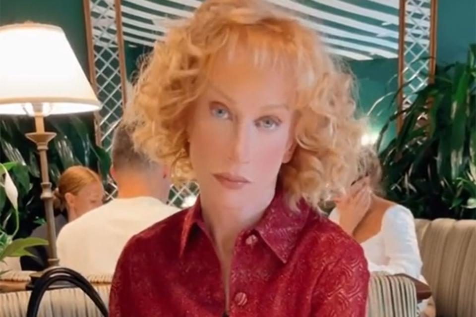 <p>Kathy Griffin TikTok</p>