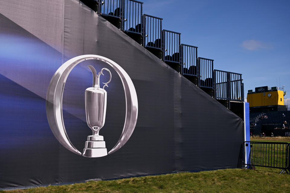 The final hole at the British Open this year features a rare internal out of bounds along the right side of the fairway