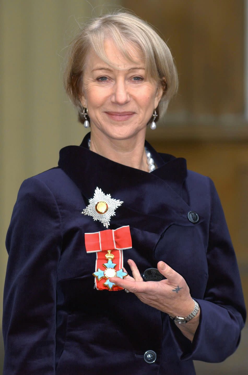 <p>Prince Charles appointed Mirren an honorary dame in 2003.</p>