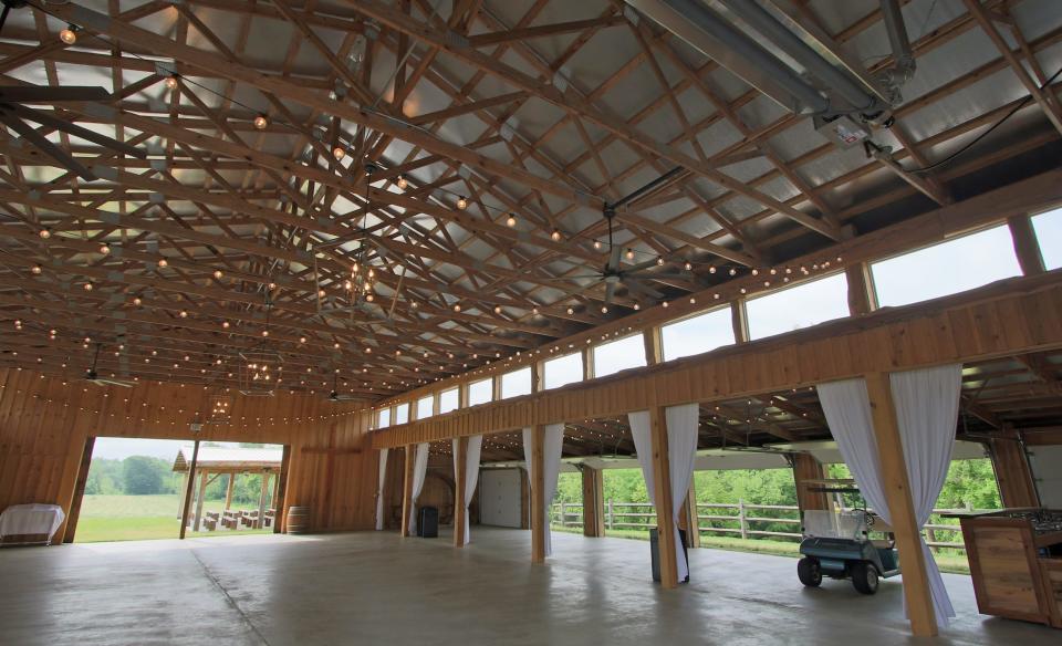 Interior of the Barn at Sandcastle Farm near Dallas uesday morning, April 30, 2024.