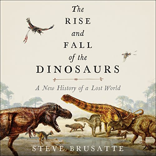 <p>audible.com</p><p><strong>$31.95</strong></p><p><a href="https://www.audible.com/pd/The-Rise-and-Fall-of-the-Dinosaurs-Audiobook/B079SLCQGF?qid=1561226649&sr=1-1&pf_rd_p=e81b7c27-6880-467a-b5a7-13cef5d729fe&pf_rd_r=AMAZX69HPSJNRE1PSATC&ref=a_search_c3_lProduct_1_1" rel="nofollow noopener" target="_blank" data-ylk="slk:Buy Now;elm:context_link;itc:0;sec:content-canvas" class="link ">Buy Now</a></p><p>This is the coolest history book you will ever listen to. Who knew that the progression of paleontology to the modern day could be so absorbing? This book is full of stories about the lost world—including many in the American West, once the roaming ground of the ferocious Tyrannosaurus rex—covering millennia in just a matter of hours. This book will give you a new appreciation for the land you are driving over in your fossil-fuel machine. It will help you imagine that below your tires, only a few hundred feet into the ground, lie the bones of what were once the kings of the land.</p>