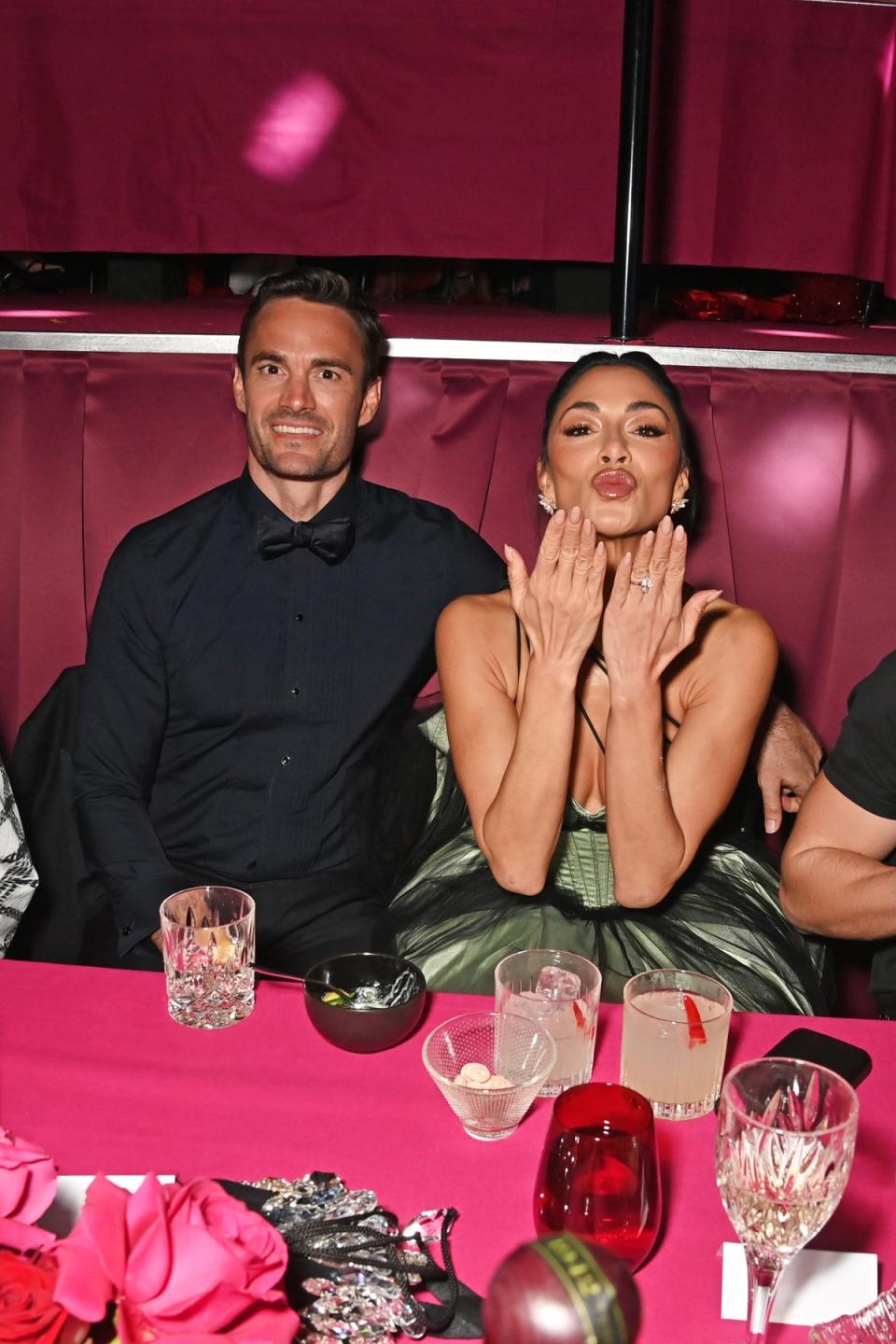 Thom Evans and Nicole Scherzinger (Dave Benett)