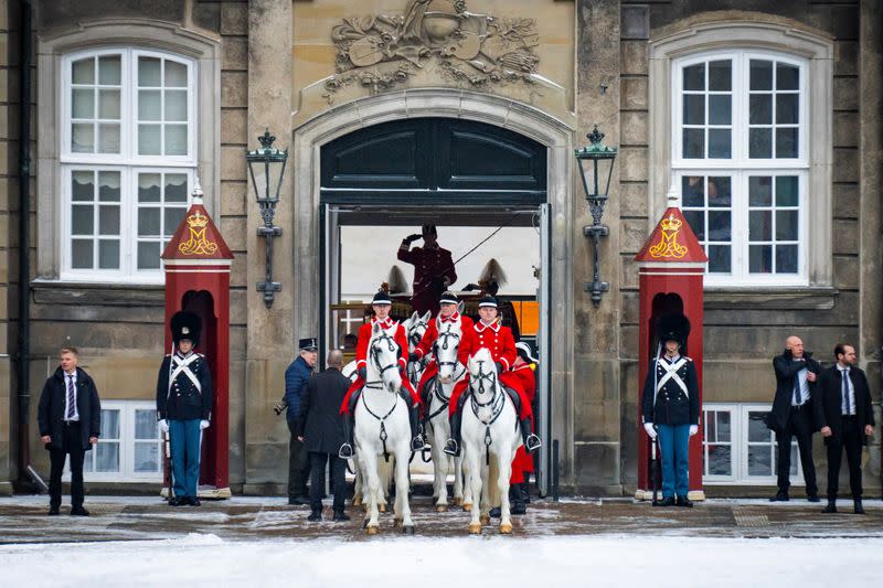 New Year's reception, in Copenhagen