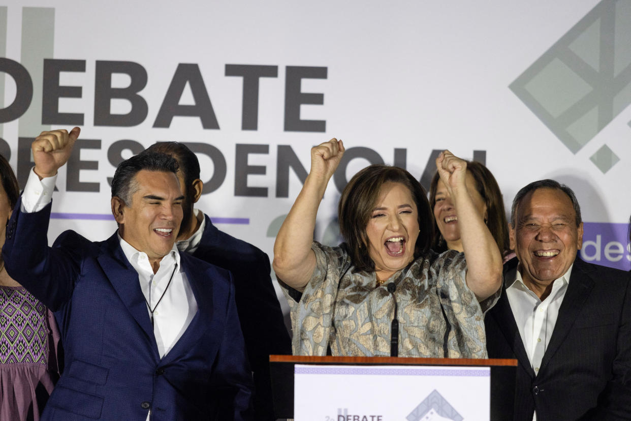 Xóchitl Gálvez, candidata presidencial por la coalición PAN-PRI-PRD |  REUTERS/Quetzalli Nicte-Ha