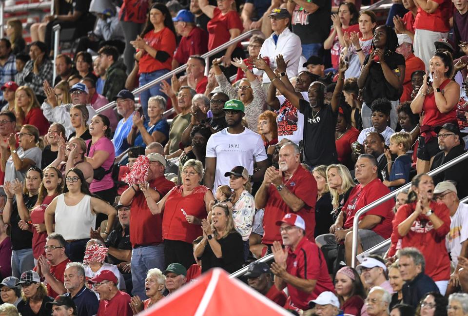 Vero Beach High School Fighting Indians play action against the Osceola Kowboys during their Region 3-4S championship on Friday, Nov. 25, 2022, at the Citrus Bowl in Vero Beach. Osceola won against Vero Beach 31-7.