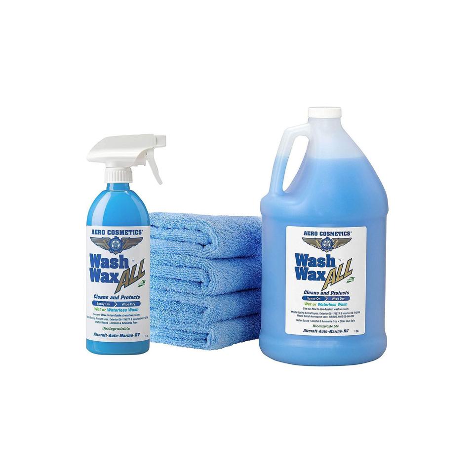 Wet or Waterless Car Wash Wax Kit