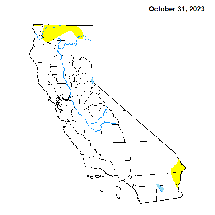 California Drought Oct 2023