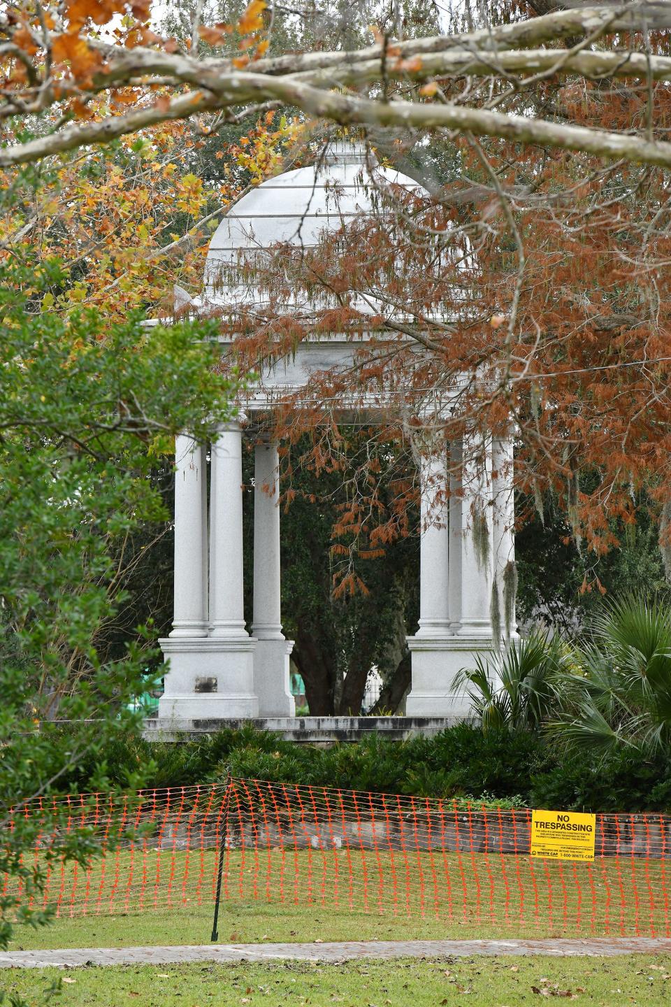 By the afternoon of Dec. 27, workers had removed the Confederate statues, plaques and pedestal from the "Women of the Southland" monument in Jacksonville's Springfield Park and covered markings on the large structure. The removed pieces were loaded onto flatbed trucks after years of debate about the fate of the pro confederate structure. Jacksonville's Mayor Donna Deegan made removing the monument a major part of her successful campaign for mayor.