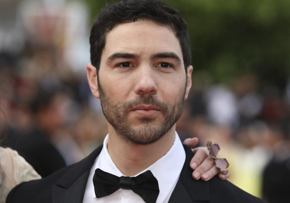 FILE - Actor Tahar Rahim arrives at the premiere of the film "Sink or Swim" at the 71st international film festival, Cannes, southern France, on May 13, 2018. Rahim was nominated for a Golden Globe for for best actor in a motion picture drama for his current role in "The Mauritanian." (Photo by Vianney Le Caer/Invision/AP, File)