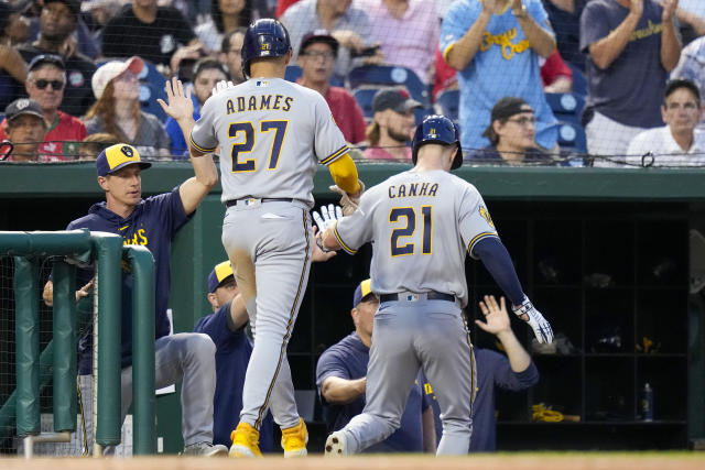 Adames drives in 4 as Brewers rally for 11-6 win over Reds, Taiwan News