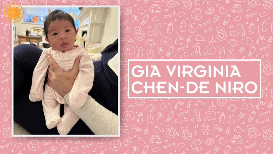 De Niro's youngest child, Gia Virginia Chen-De Niro, was born in April 2023.