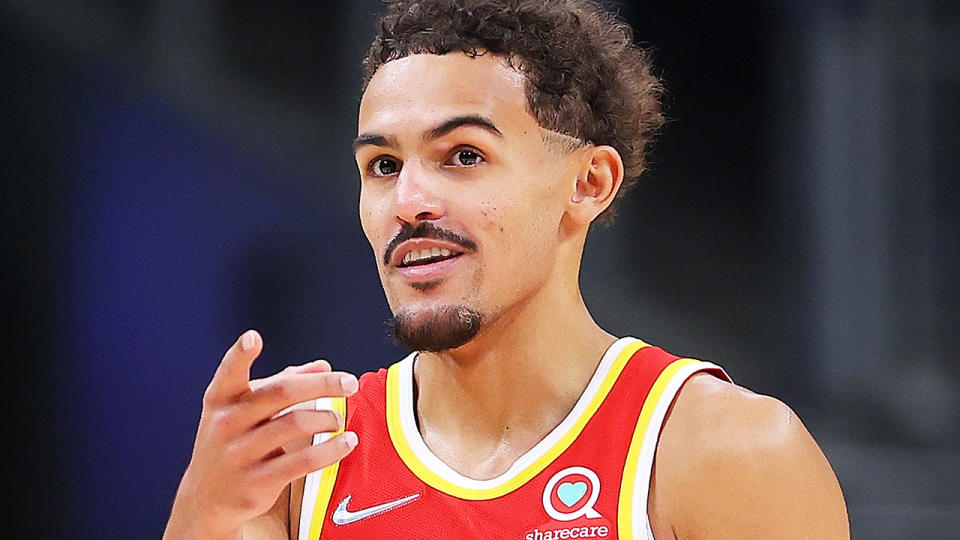 Trae Young, pictured here in action for the Atlanta Hawks against the Orlando Magic.