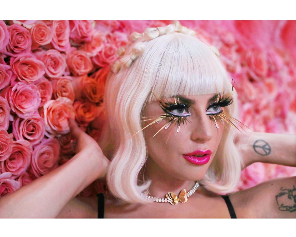 Lady Gaga in Tiffany diamonds.