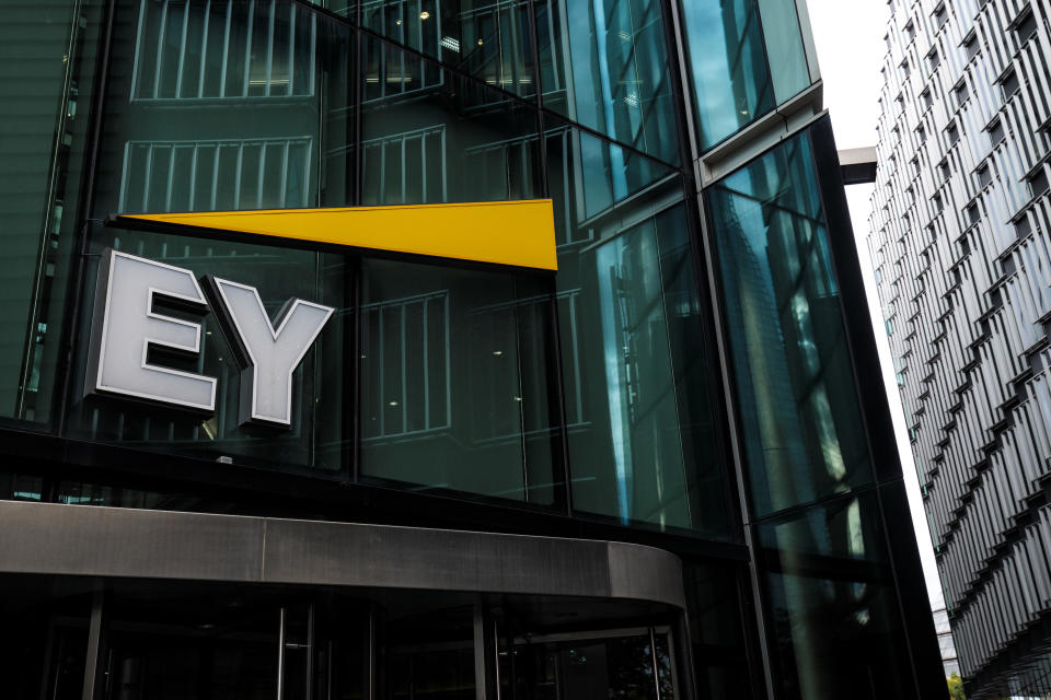 The Ernst & Young (EY) offices stand in 1 More London Riverside in London. Photo: Jack Taylor/Getty Images