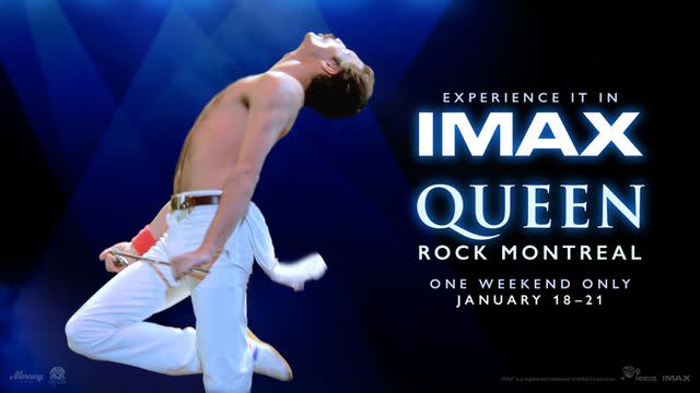 <p>Courtesy Queen Rock Montreal</p> Queen IMAX Theaters Release