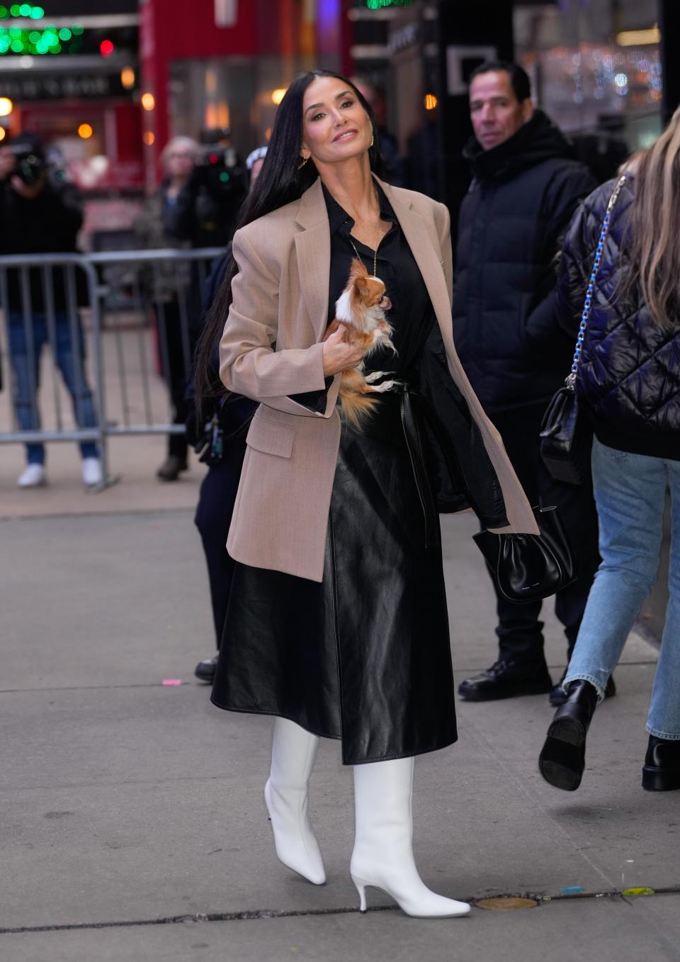 Demi Moore on January 31, 2024, in New York City