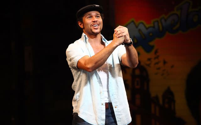 Astrid Stawiarz/Getty Corbin Bleu in 'In The Heights' on Broadway in 2010