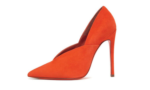 A Red high heeled shoe named after Eva Longoria