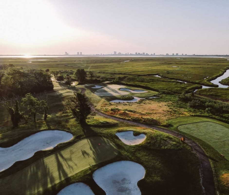 <p>Sure, we’d all love to score a tee time at Pine Valley, the perennial top-ranked golf course in the world, but us mere mortals will have to sniff elsewhere in the Garden State. Enter Atlantic City Country Club, one of the oldest golf courses in the country.</p><p>It was established in 1897, and is—wait for it—the “birthplace of the birdie.” Legend has it the one-under term was first uttered here on the 12th hole in the winter of 1903. “That was a bird of a shot!” a player shouted. Today, a plaque commemorates the moment. History aside, a spectacular round awaits you here, and it comes with beautiful Atlantic City panoramas.</p>