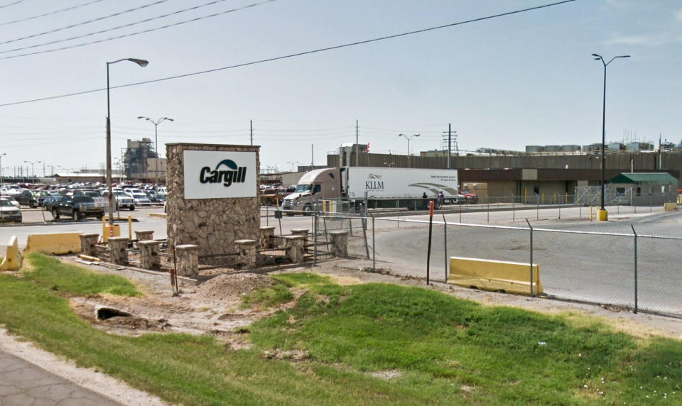 The Cargill plant in Dodge City, Kan. (Google maps)