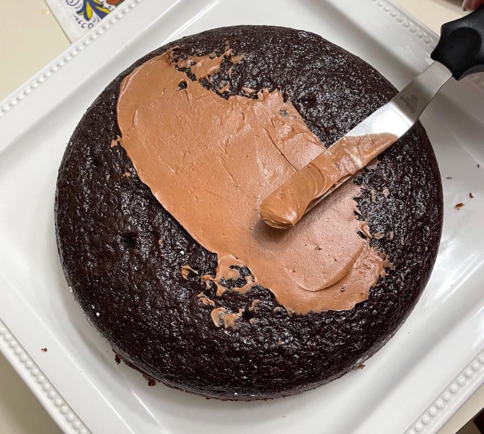 Icing Ina Garten Beatty's Chocolate Cake