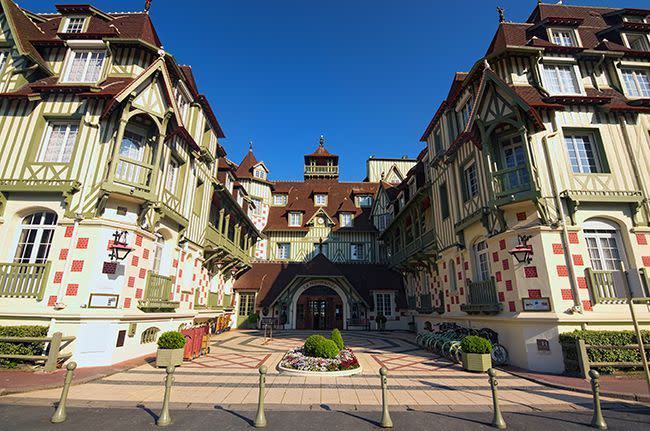 L'hôtel le Normandy à Deauville.