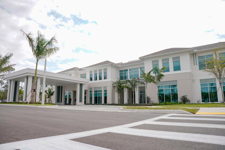 The exterior of Baker Senior Center Naples in North Naples is shown on Tuesday, Jan. 24, 2023.