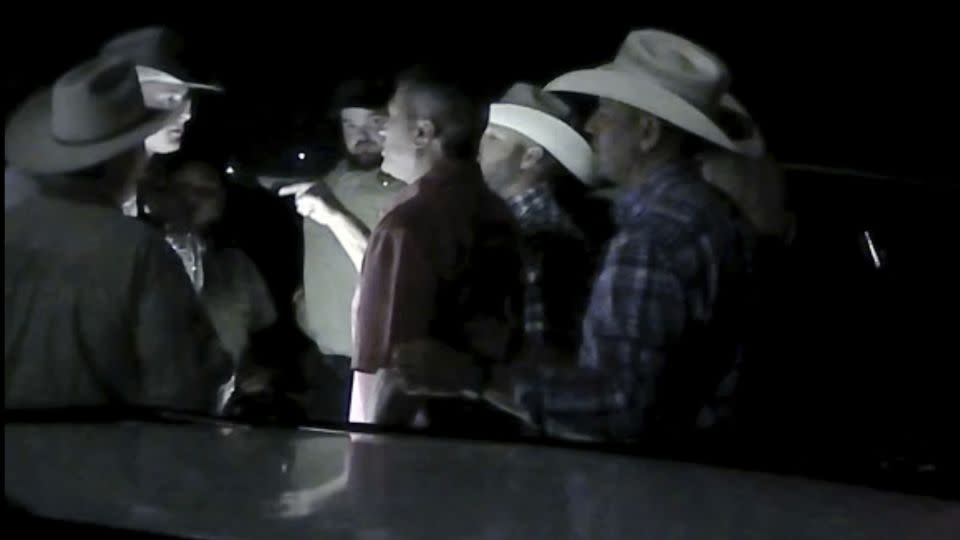 Body camera footage released by the Texas Department of Public Safety shows U.S. Rep. Ronny Jackson arguing with officers outside a rodeo near Amarillo, Texas, in July. - The Texas Department of Public Safety/AP