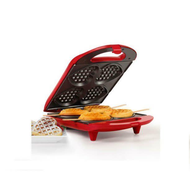 Holstein Housewares Personal Non-Stick Waffle Maker, Black - 4-inch Waffles  in Minutes