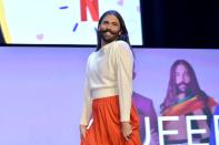 <p>Jonathan Van Ness has revealed that he is non-binary in an interview with <em><a href="https://www.out.com/lifestyle/2019/6/10/queer-eyes-jonathan-van-ness-im-nonbinary" rel="nofollow noopener" target="_blank" data-ylk="slk:Out" class="link ">Out</a></em>, "The older I get, the more I think that I’m non-binary — I’m gender nonconforming. Like, some days I feel like a man, but then other days I feel like a woman. I don’t really — I think my energies are really all over the place. Any opportunity I have to break down stereotypes of the binary, I am down for it, I’m here for it." </p><p>Jonathan also said that he prefers he/him pronouns and that he only recently learned about being non-binary. "I just didn’t know what the name was. I’ve been wearing heels and wearing makeup and wearing skirts and stuff for a minute, honey. I just like didn’t know that that meant — that I had a title."</p>