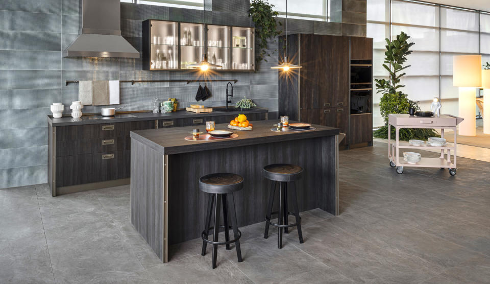 The Diesel Living’s “Get Together Kitchen” developed with Scavolini. - Credit: Courtesy of Diesel Living