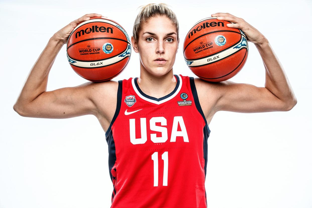 Elena Delle Donne photo from P&G. 