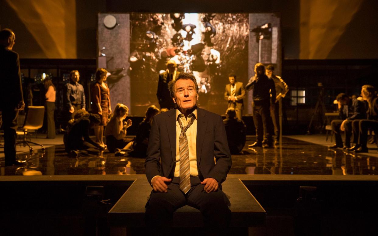 Bryan Cranston in 'Network' at the National Theatre
