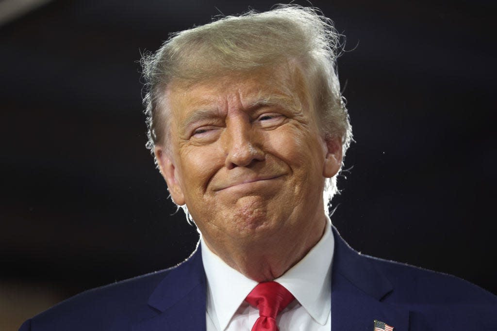 trump smile