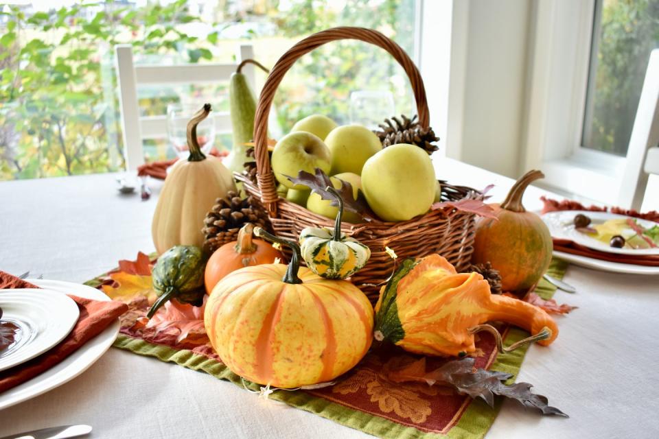 best pumpkin centerpieces harvest basket