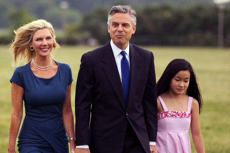 John Huntsman Announces Bid For Presidency At NJ's Liberty State Park