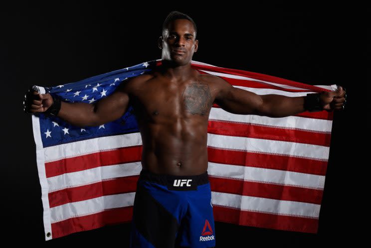 Lorenz Larkin had won four of his last five fights, but the UFC had no problem letting him walk. (Getty)