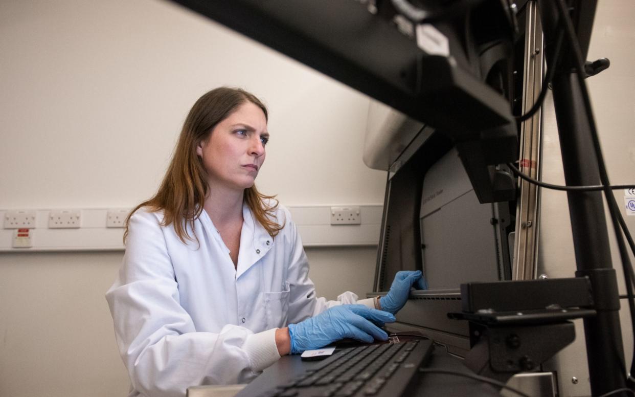 Professor Katie Ewer, senior immunologist for Oxford's Ebola and pre-erythrocytic malaria vaccine trials. Professor Ewer is part of the team working on the coronavirus vaccine developed by AstraZeneca and Oxford University - John Cairns/John Cairns