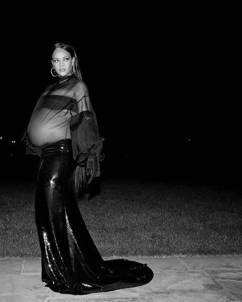 Sydney Sweeney models Rihanna's see-through Miu Miu maternity look