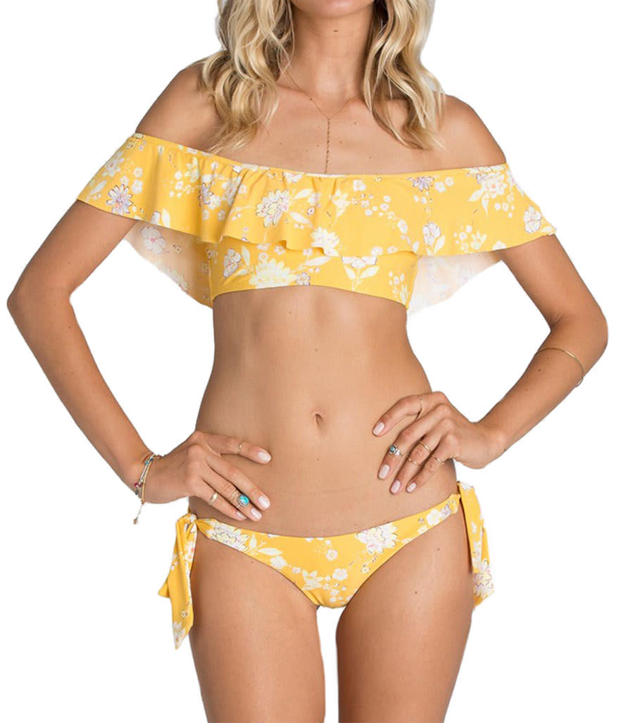 Billabong’s sunny yellow version sets off your tan just so.